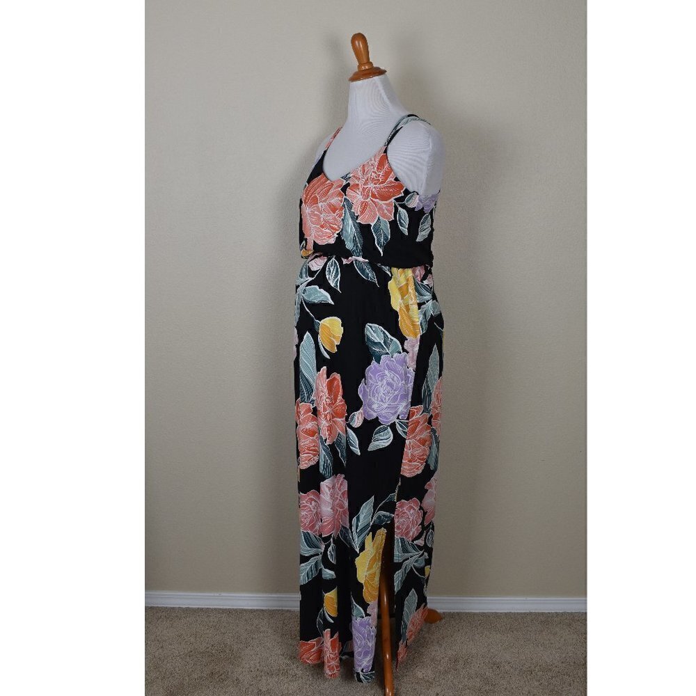 Full Moon Stitch Fix Wendilyn Maternity Floral Maxi Dress NEW L